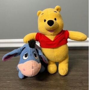 Fisher-Price Disney Winnie the Pooh & Eeyore Plush Stuffed Animals